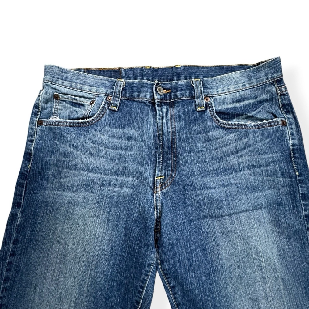 Lucky Brand Jeans VTG Hitchhiker Reg Straight Men's 33x32 Blue Flap Pockets * - Picture 2 of 12